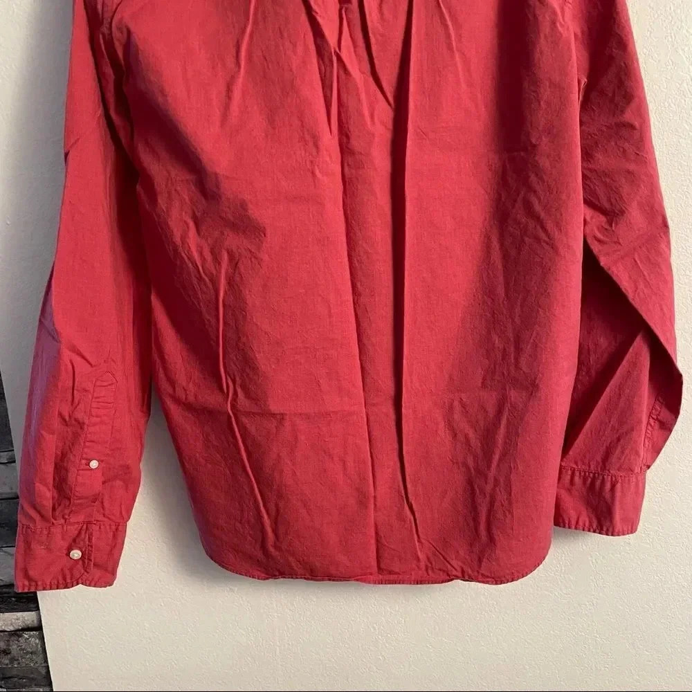 JCrew red button down  - Picture 5 of 14